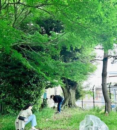〇〇クンのおとうさん(おかあさん)とおそうじしたよ！