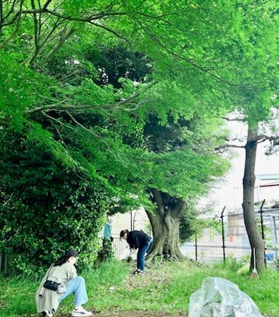 〇〇クンのおとうさん(おかあさん)とおそうじしたよ！
