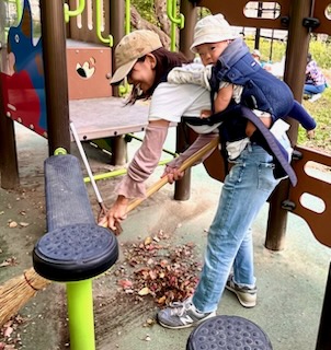 保護者清掃（１０月１８日土曜日）