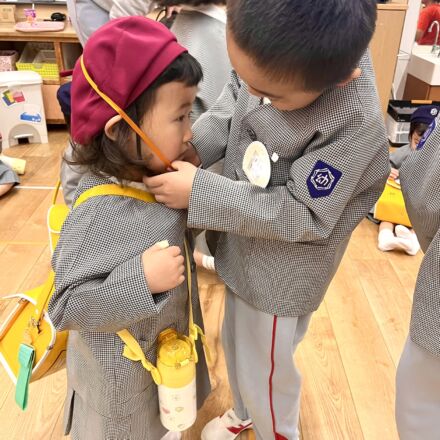 年長活動開始と預かり保育