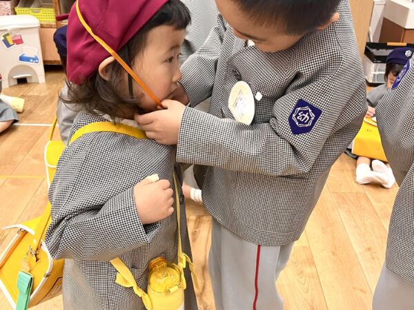 年長活動開始と預かり保育