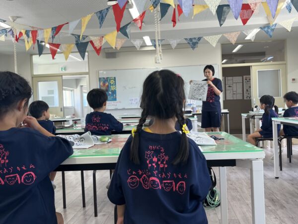 Ｔシャツできたよ～　おとまりかい1日目午前