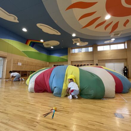 「はいってみたかったんだ」・・・運動会が終わって２
